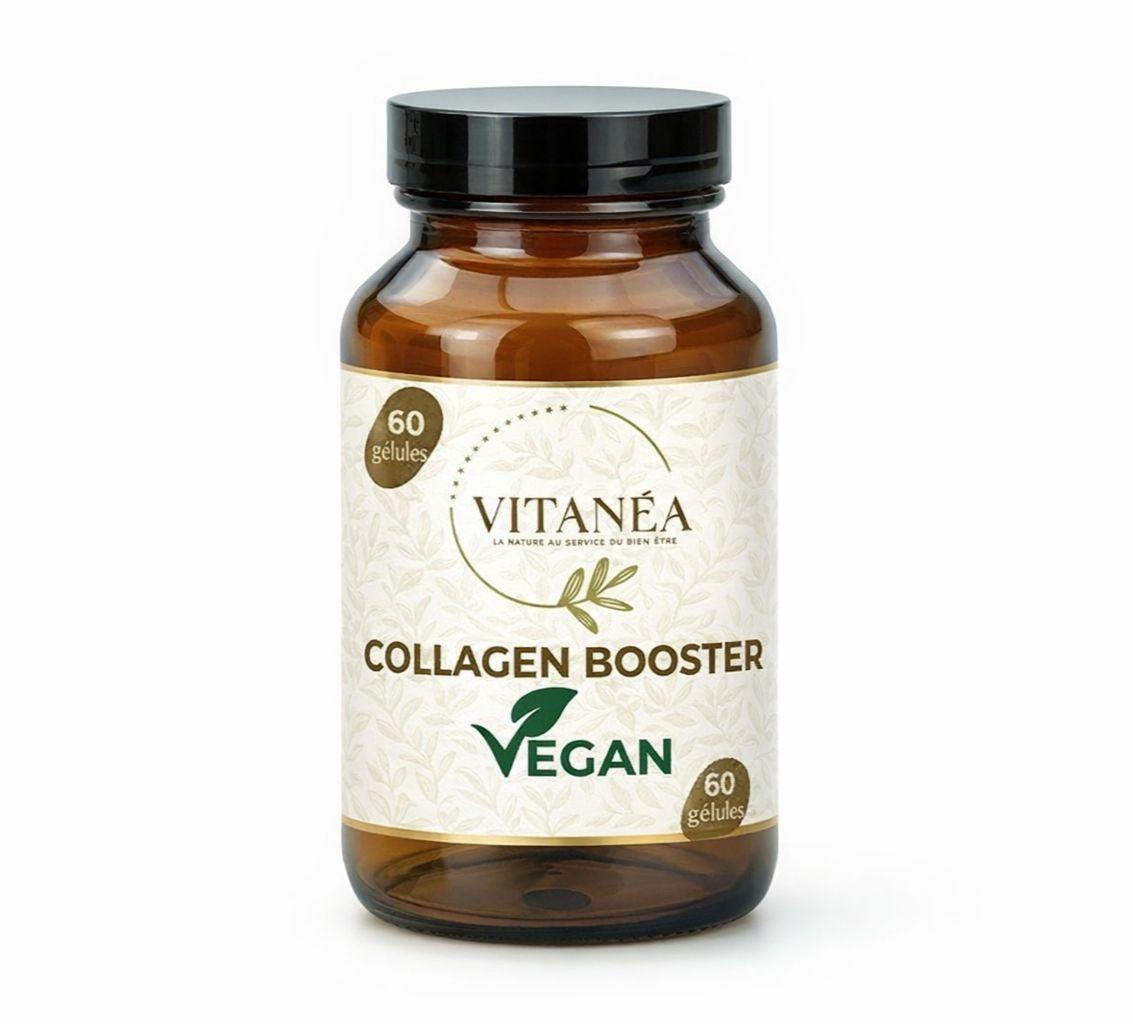 COLLAGENE BOOSTER VEGAN  60 Gélules | Vitamine C & Silicium | Vitanéa